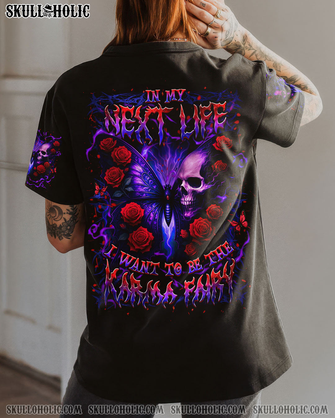 BLISSCORNERS KARMA FAIRY SKULL ALL OVER PRINT