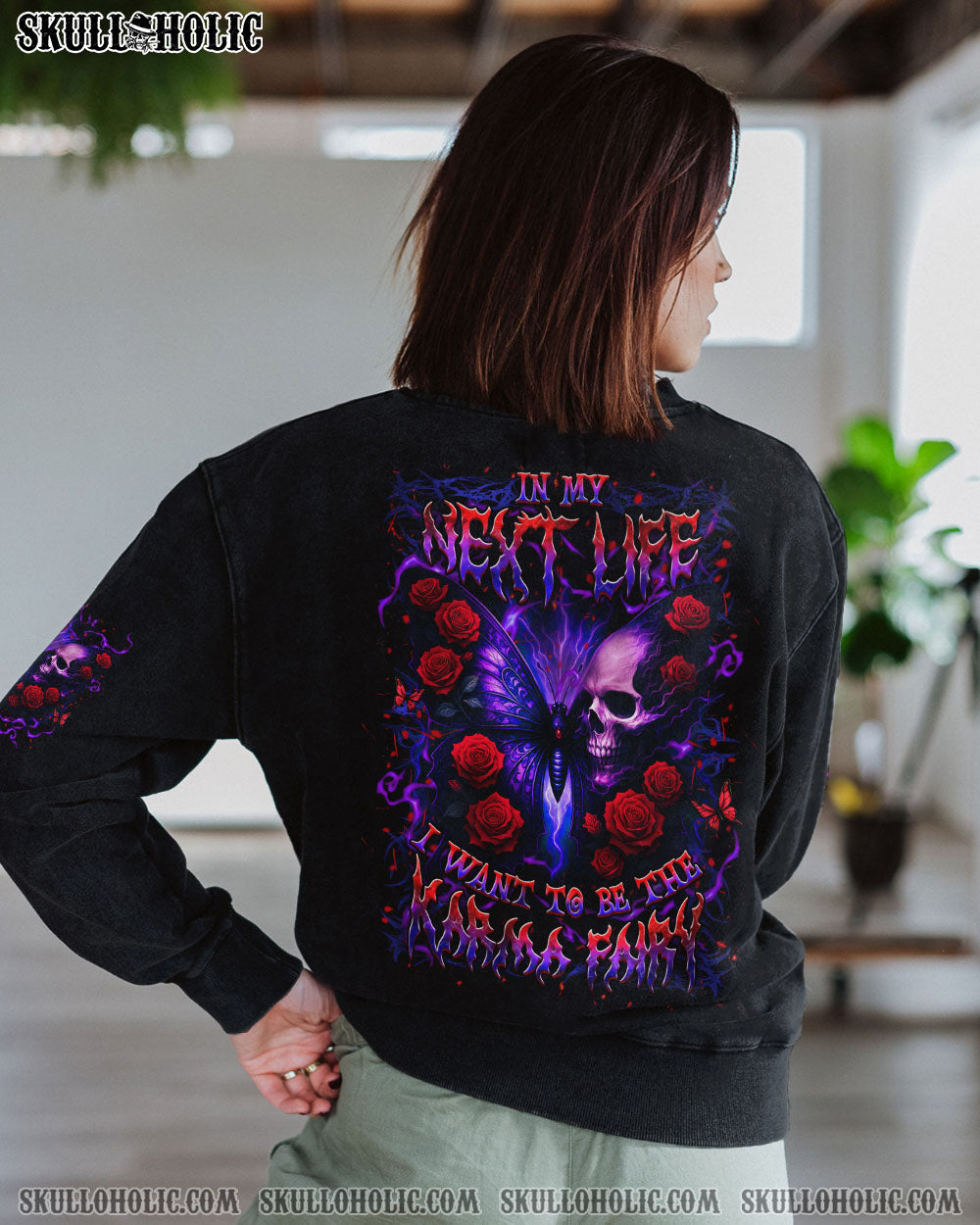 BLISSCORNERS KARMA FAIRY SKULL ALL OVER PRINT