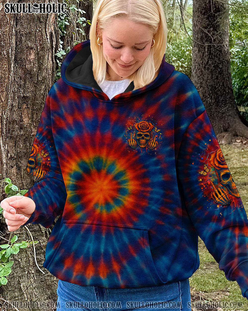 BLISSCORNERS MY GIVE A F IS BROKEN TIE DYE ALL OVER PRINT