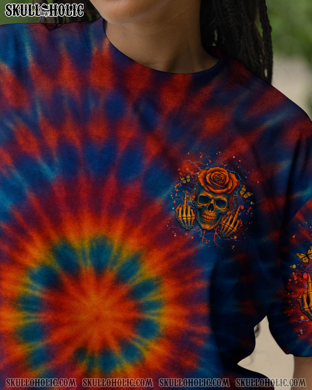 BLISSCORNERS MY GIVE A F IS BROKEN TIE DYE ALL OVER PRINT