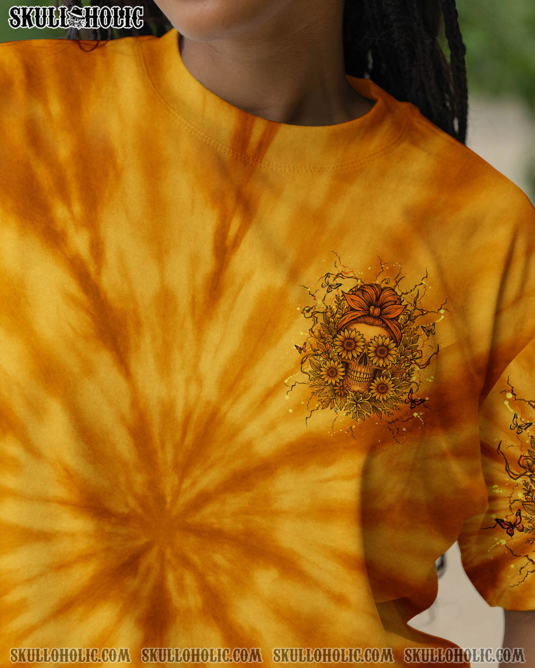 BLISSCORNERS I'M BLUNT BECAUSE GOD ROLLED ME TIE DYE ALL OVER PRINT