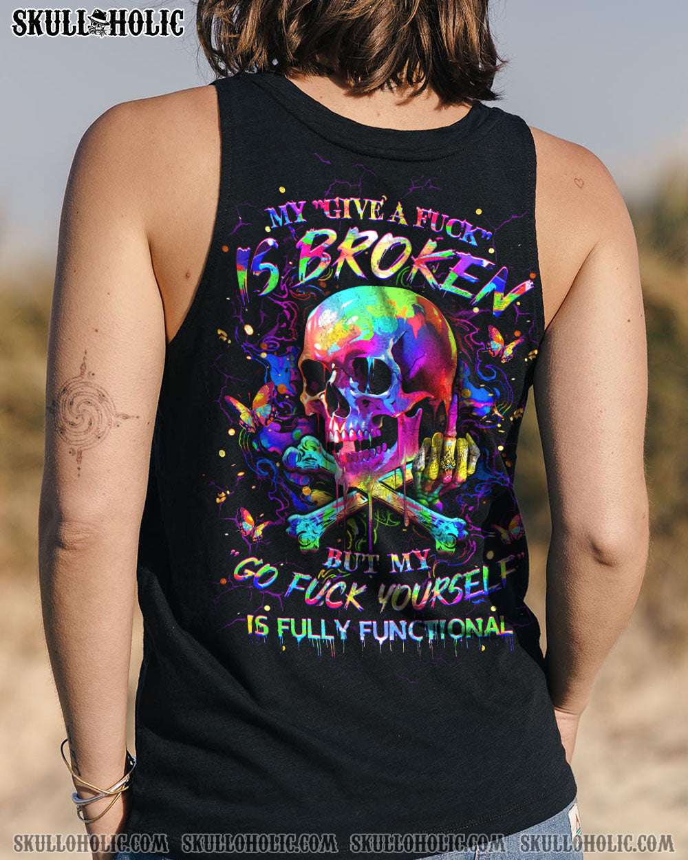 BLISSCORNERS MY GIVE A F IS BROKEN ALL OVER PRINT