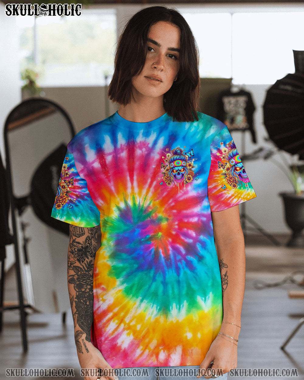BLISSCORNERS MY GIVE A F IS BROKEN TIE DYE ALL OVER PRINT