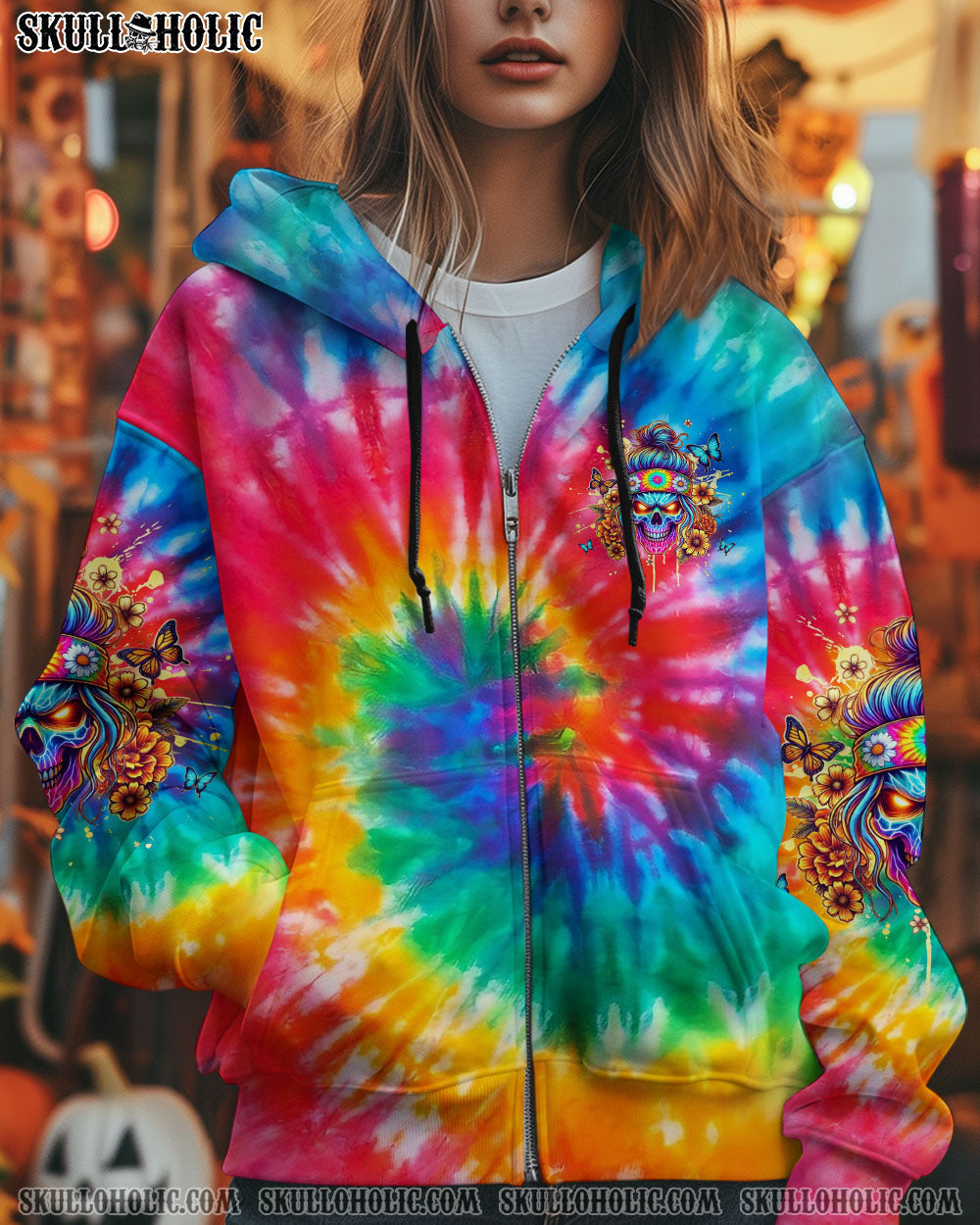 BLISSCORNERS MY GIVE A F IS BROKEN TIE DYE ALL OVER PRINT