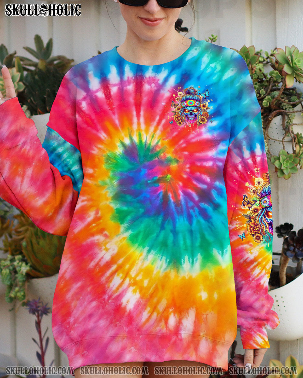 BLISSCORNERS MY GIVE A F IS BROKEN TIE DYE ALL OVER PRINT