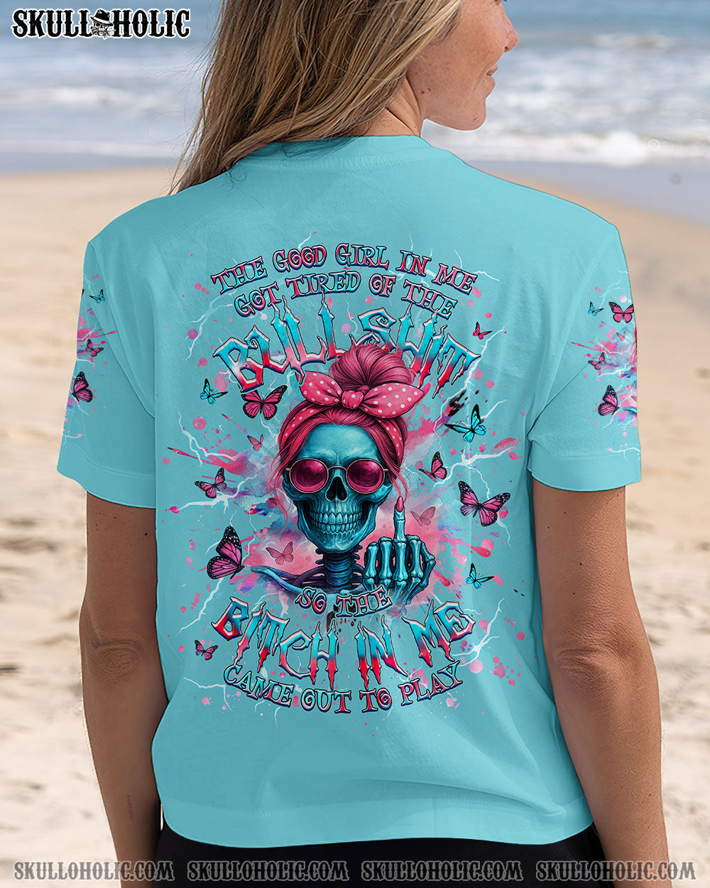 BLISSCORNERS THE GOOD GIRL IN ME ALL OVER PRINT