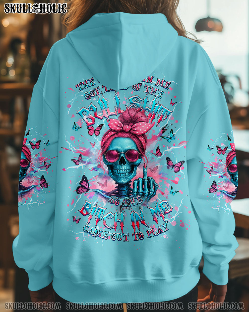 BLISSCORNERS THE GOOD GIRL IN ME ALL OVER PRINT