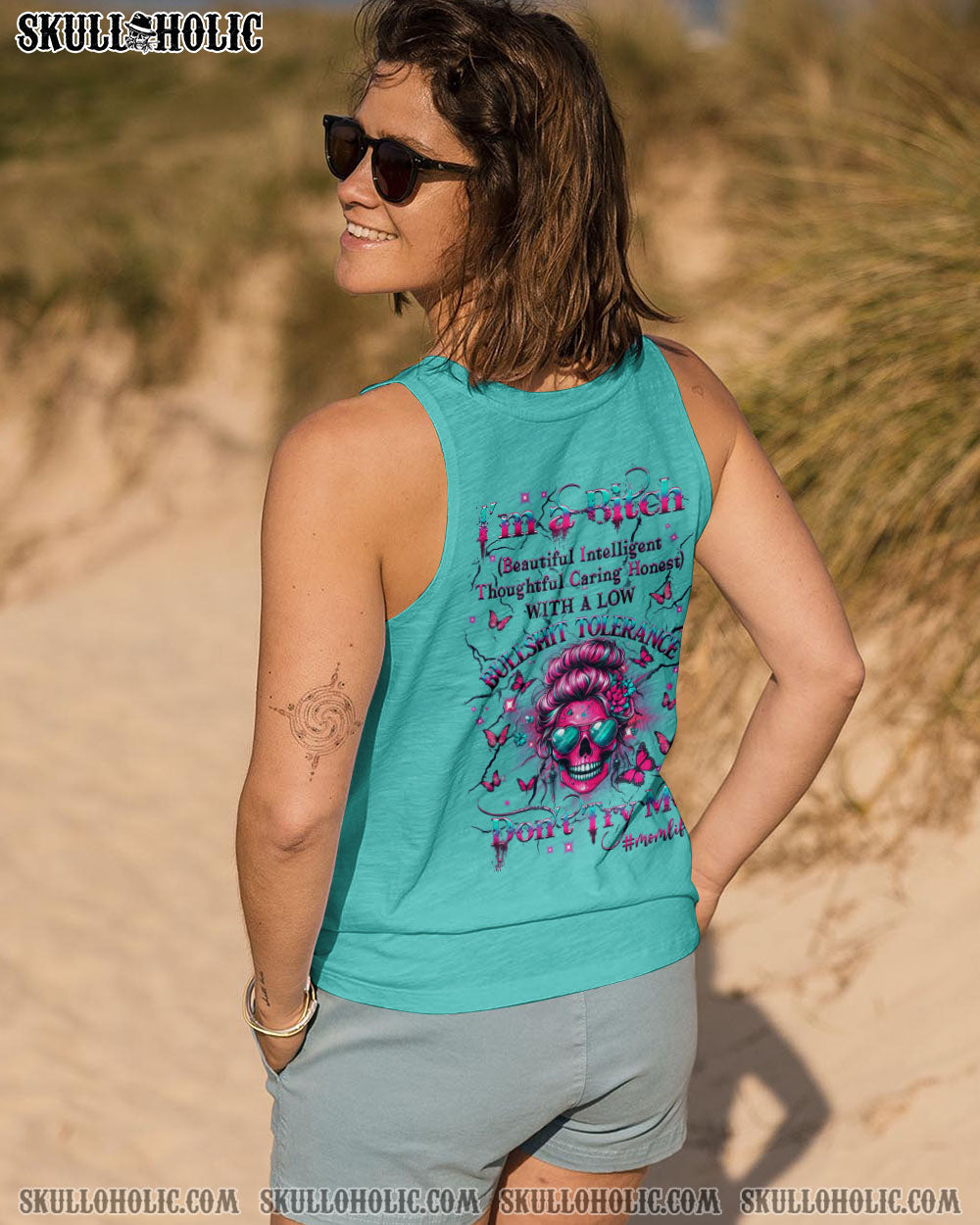 BLISSCORNERS I'M A B DON'T TRY ME MOMLIFE ALL OVER PRINT