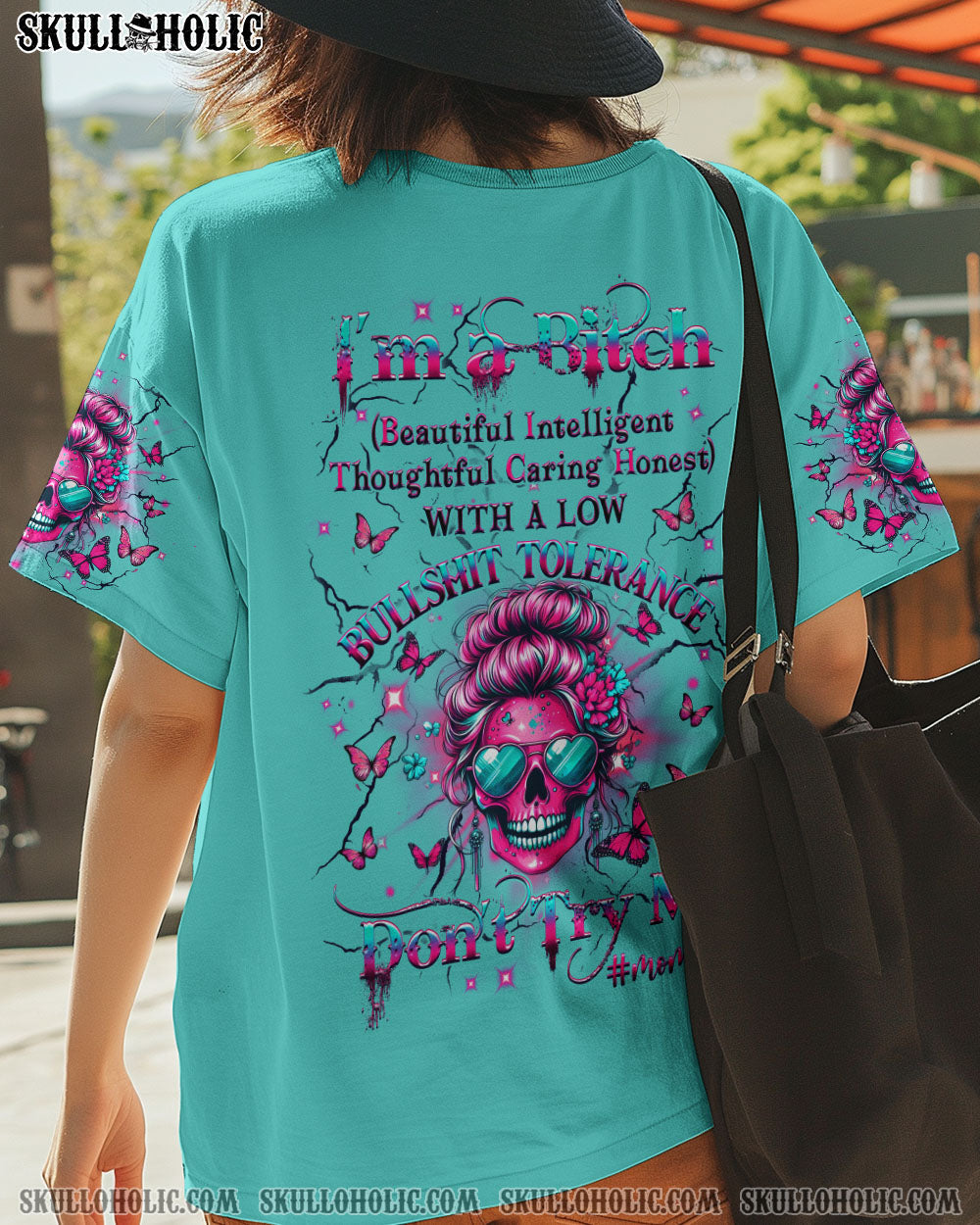 BLISSCORNERS I'M A B DON'T TRY ME MOMLIFE ALL OVER PRINT