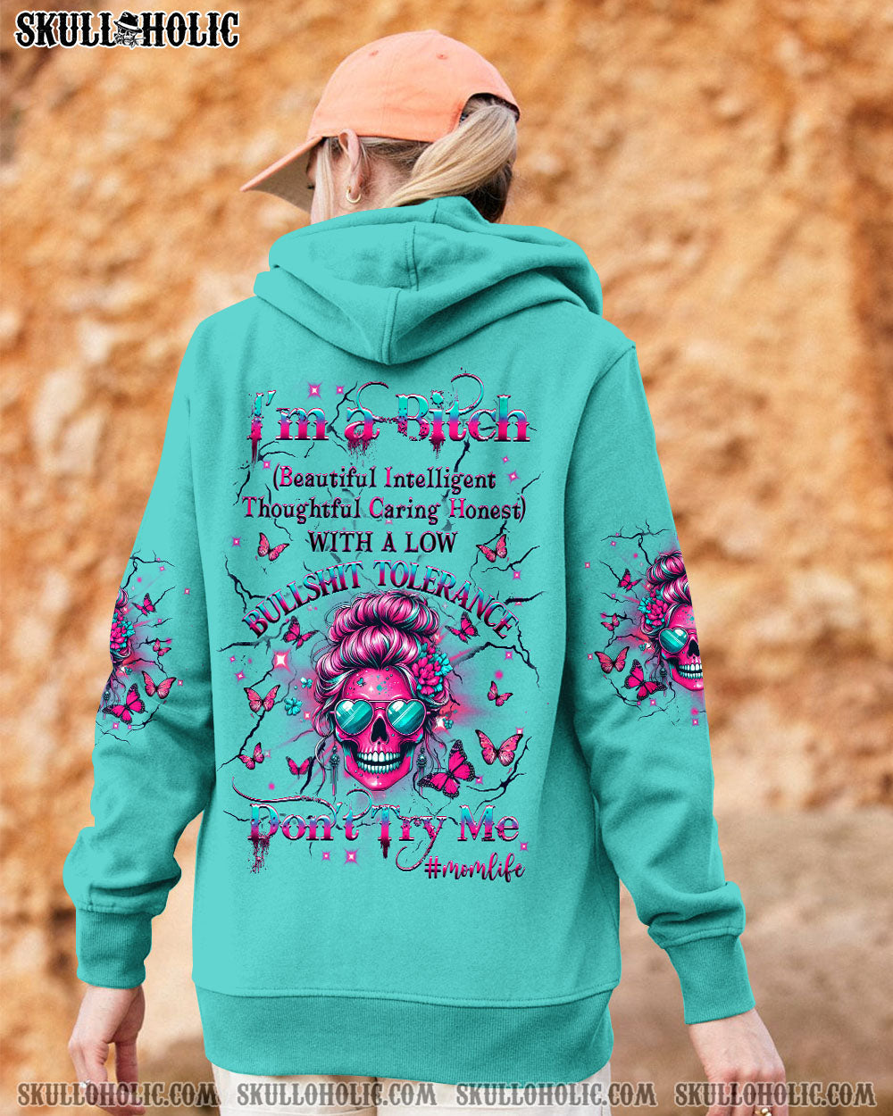 BLISSCORNERS I'M A B DON'T TRY ME MOMLIFE ALL OVER PRINT