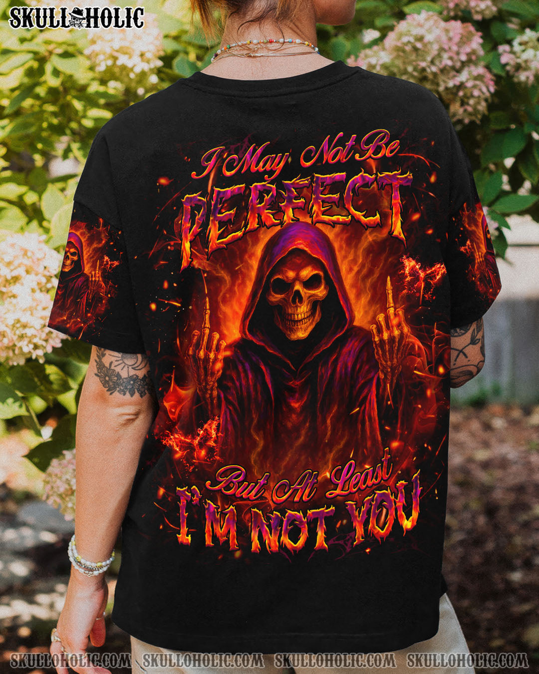 BLISSCORNERS AT LEAST I'M NOT YOU ALL OVER PRINT