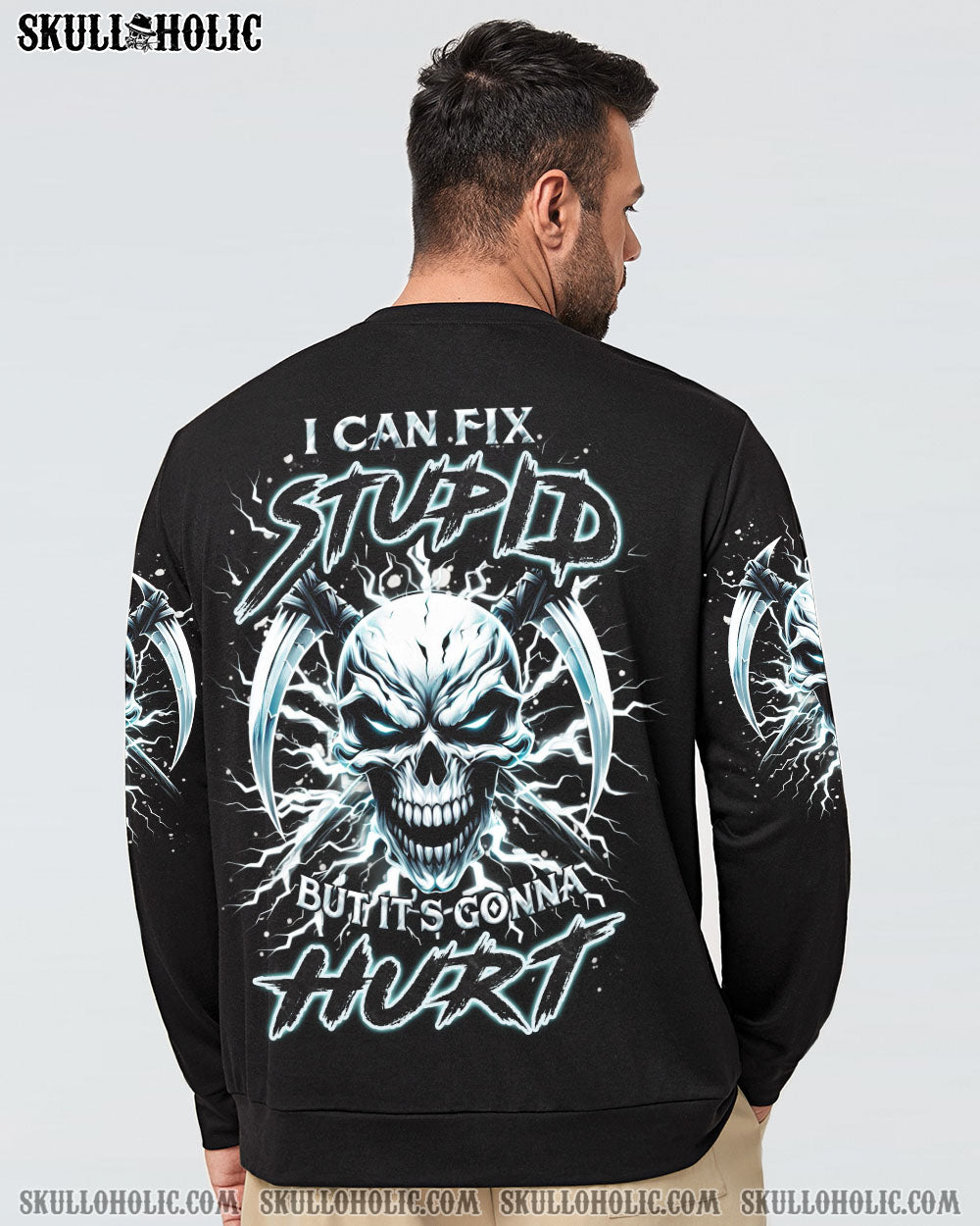 BLISSCORNERS I CAN FIX STUPID BUT IT'S GONNA HURT ALL OVER PRINT