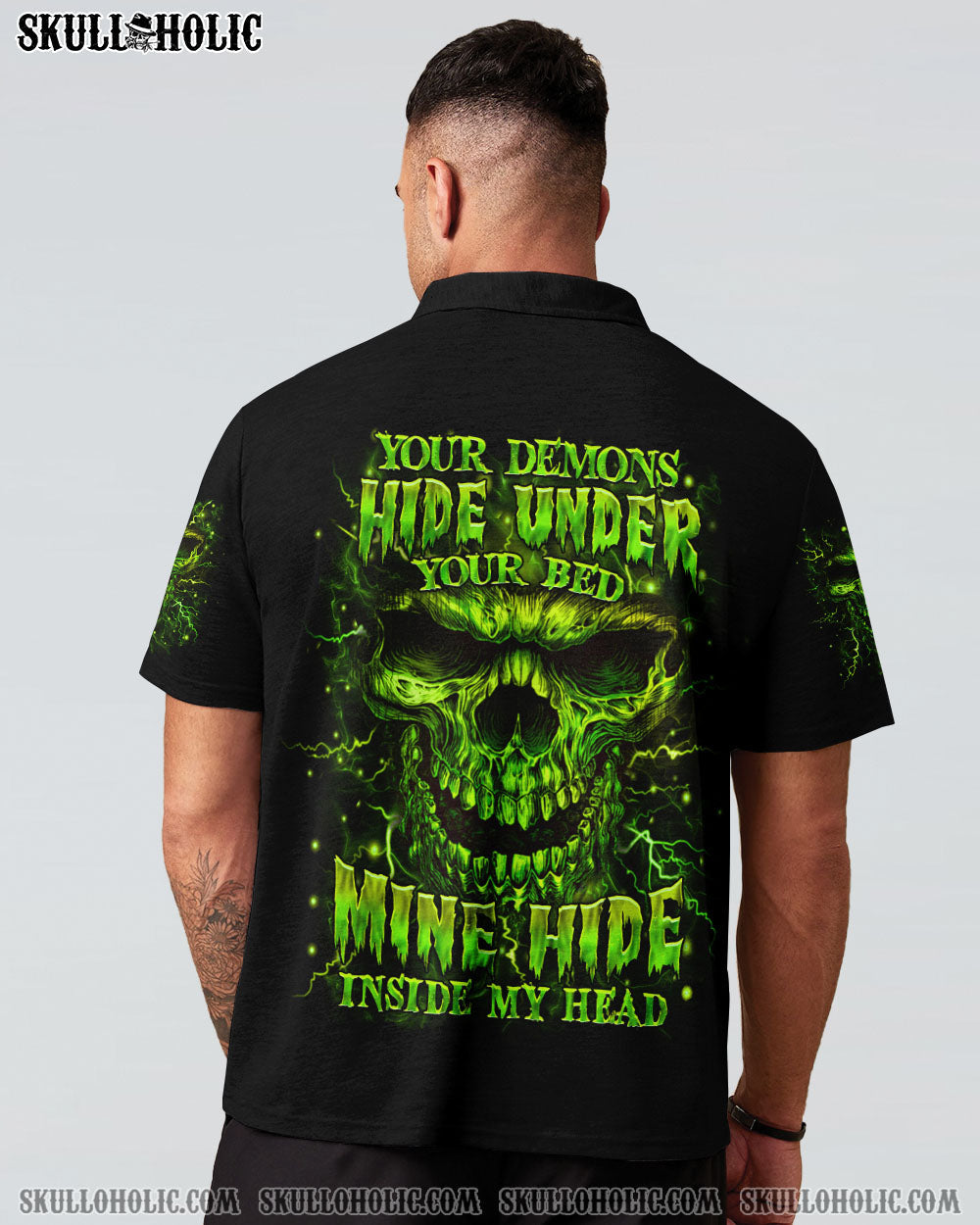 BLISSCORNERS YOUR DEMONS HIDE UNDER YOUR BED ALL OVER PRINT