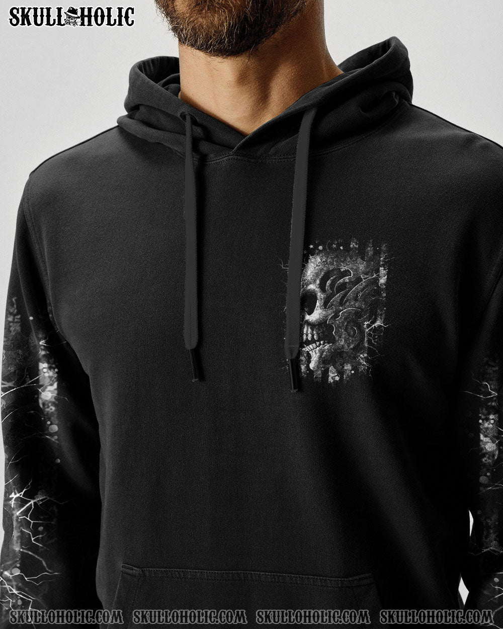 BLISSCORNERS AMERICA LIVE IT LOVE IT OR GET THE HELL OUT SKULL ALL OVER PRINT