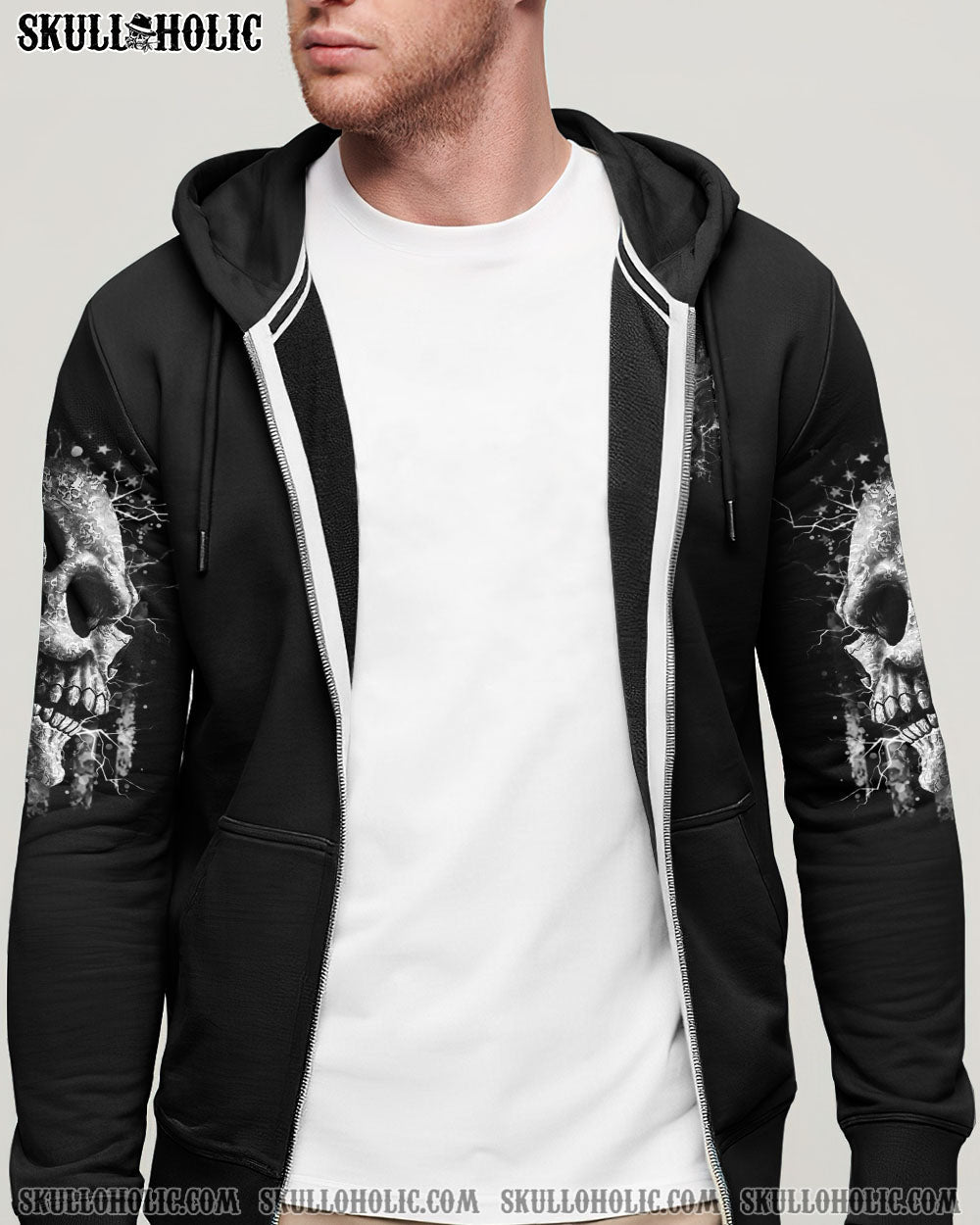 BLISSCORNERS AMERICA LIVE IT LOVE IT OR GET THE HELL OUT SKULL ALL OVER PRINT