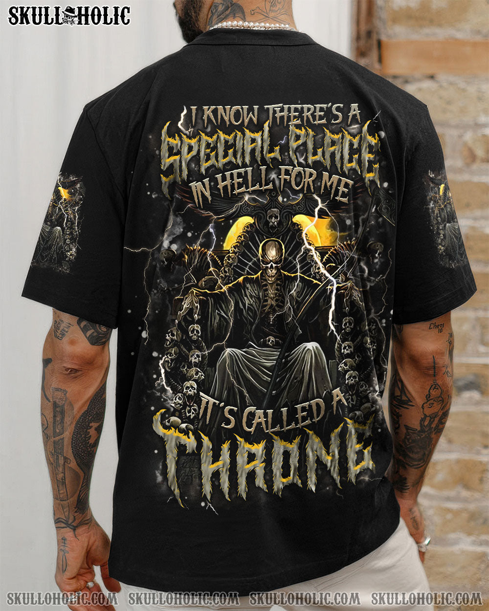 BLISSCORNERS THRONE SKULL ALL OVER PRINT