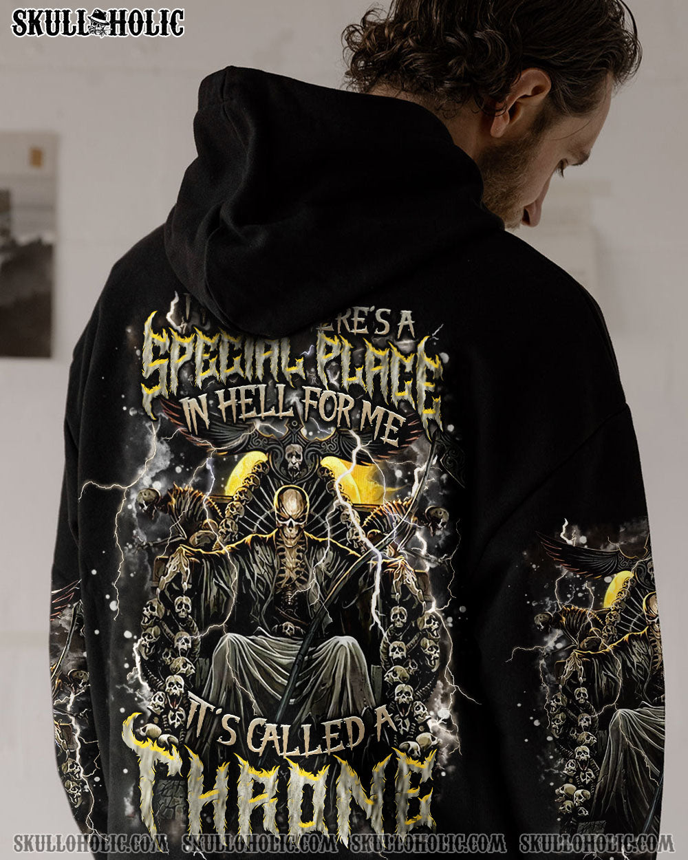 BLISSCORNERS THRONE SKULL ALL OVER PRINT