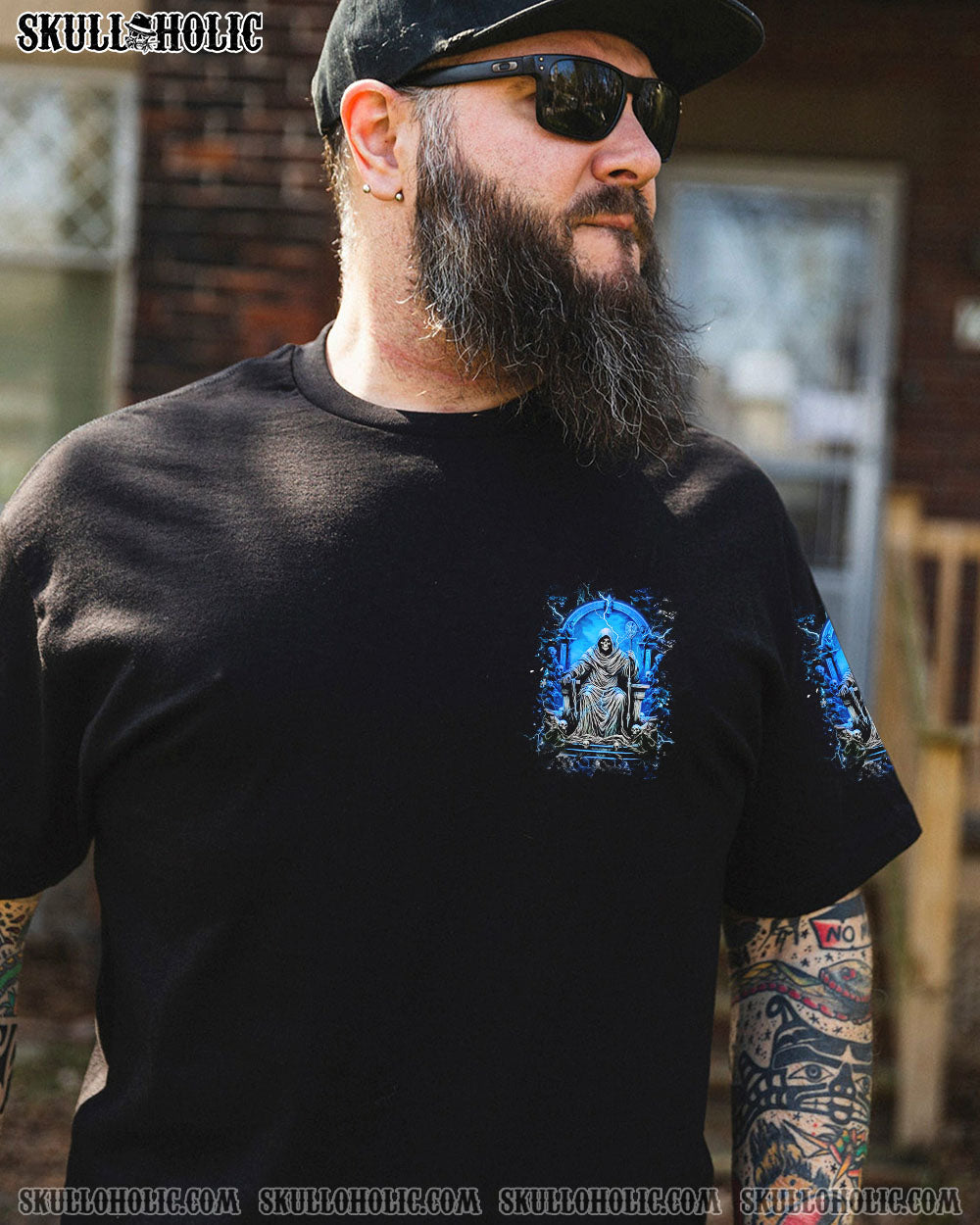 BLISSCORNERS THRONE SKULL ALL OVER PRINT