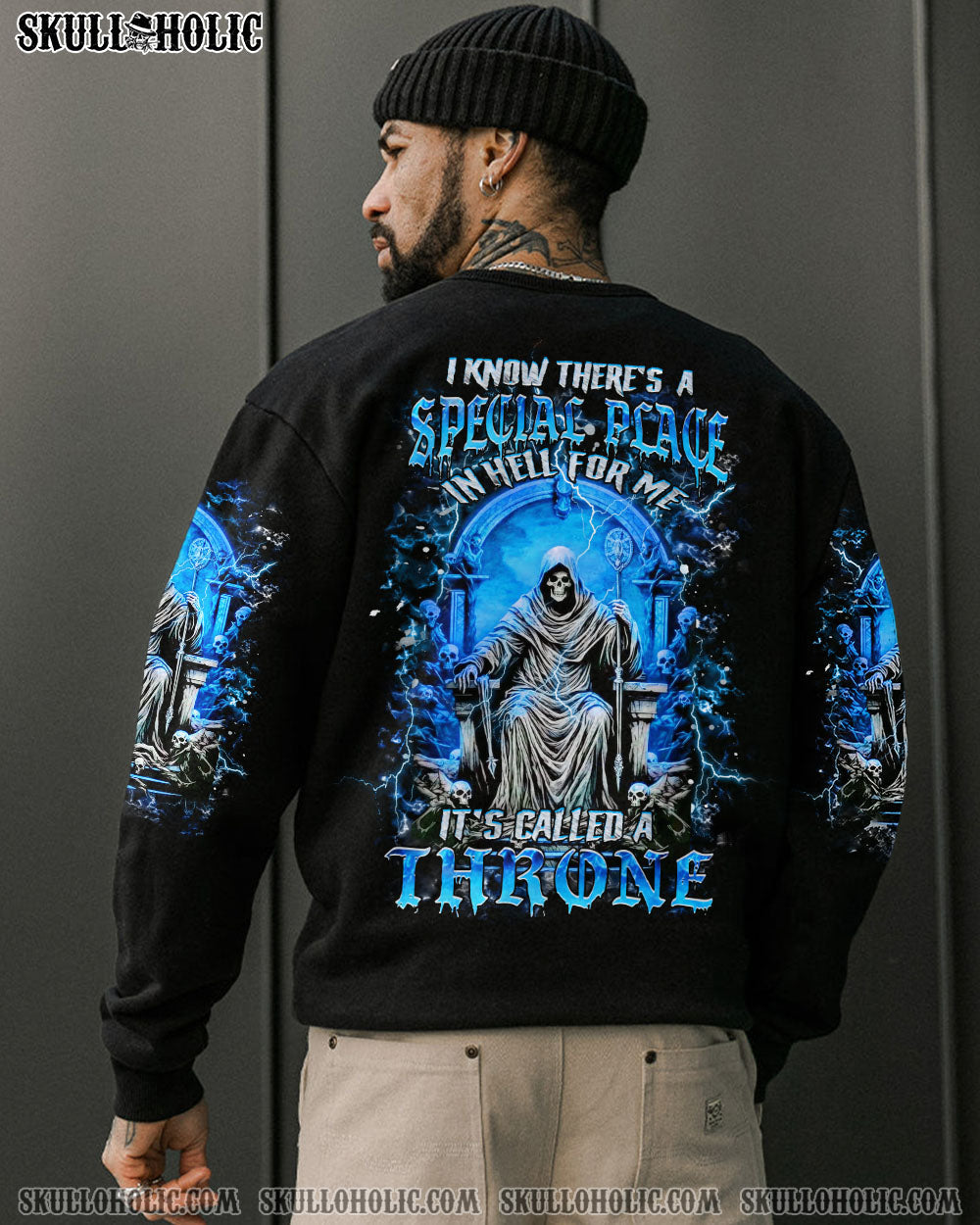BLISSCORNERS THRONE SKULL ALL OVER PRINT
