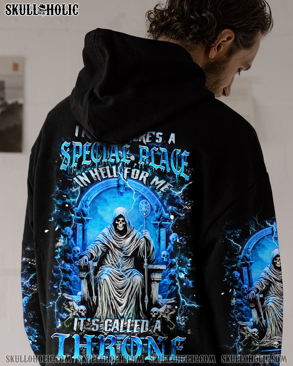 BLISSCORNERS THRONE SKULL ALL OVER PRINT
