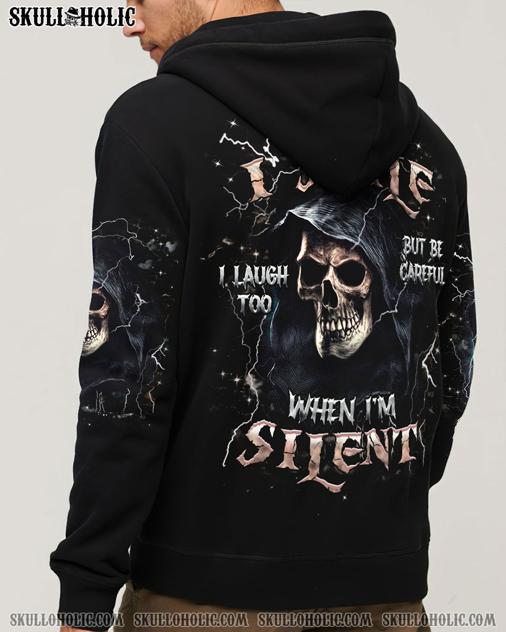 BLISSCORNERS BE CAREFUL WHEN I'M SILENT REAPER ALL OVER PRINT