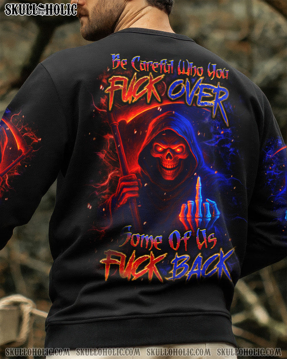 BLISSCORNERS BE CAREFUL WHO YOU F OVER ALL OVER PRINT