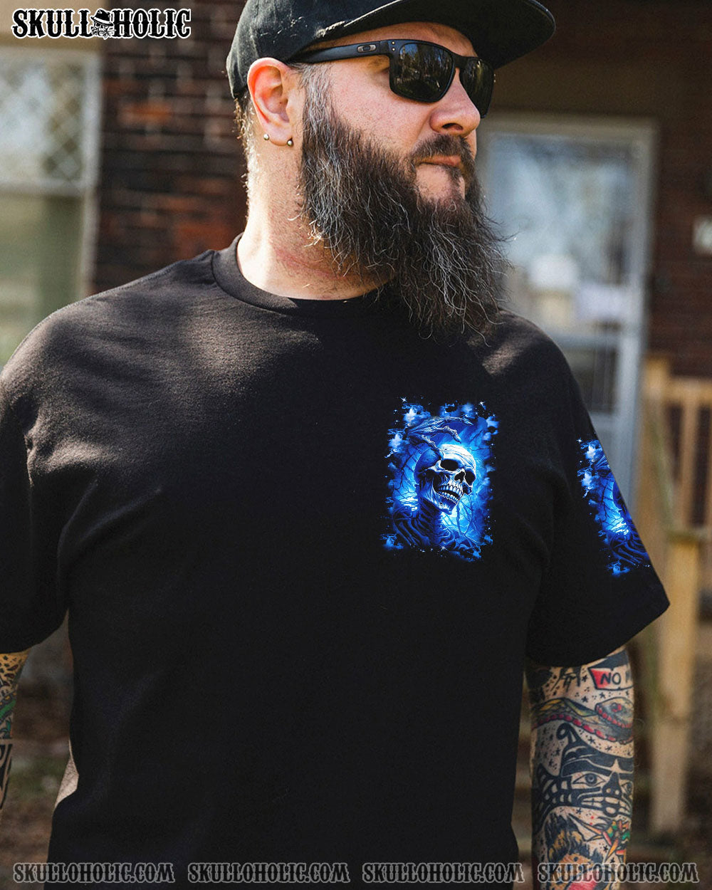 BLISSCORNERS WHEN I WAS BORN SKULL ALL OVER PRINT