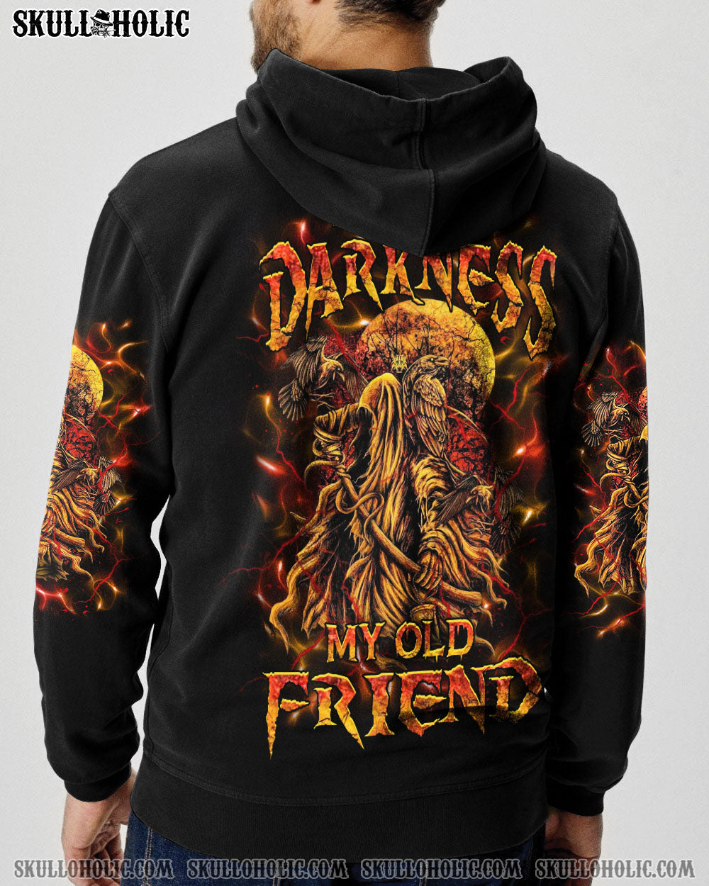 BLISSCORNERS HELLO DARKNESS MY OLD FRIEND ALL OVER PRINT