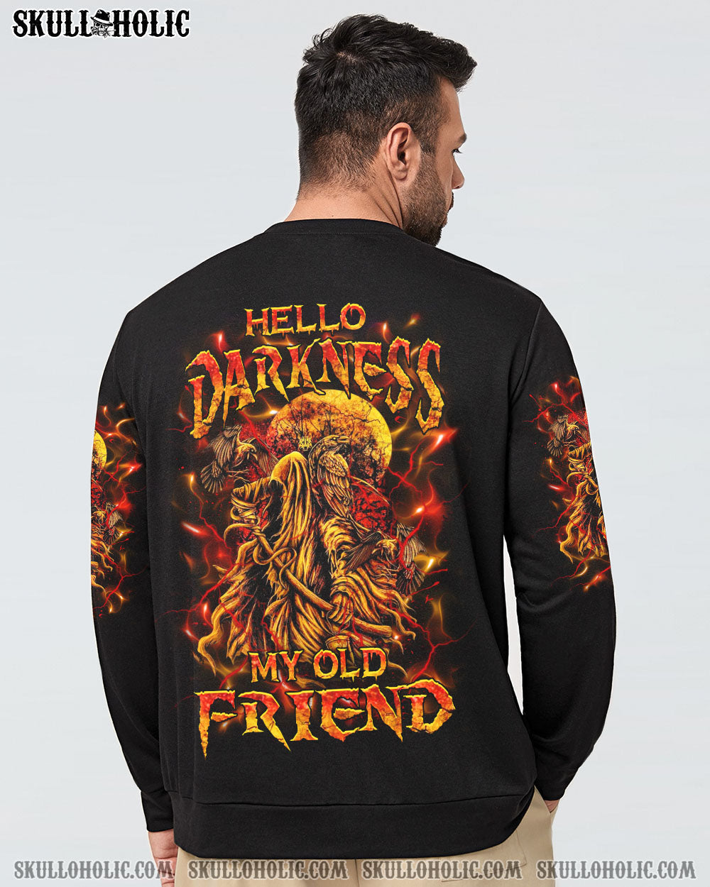 BLISSCORNERS HELLO DARKNESS MY OLD FRIEND ALL OVER PRINT