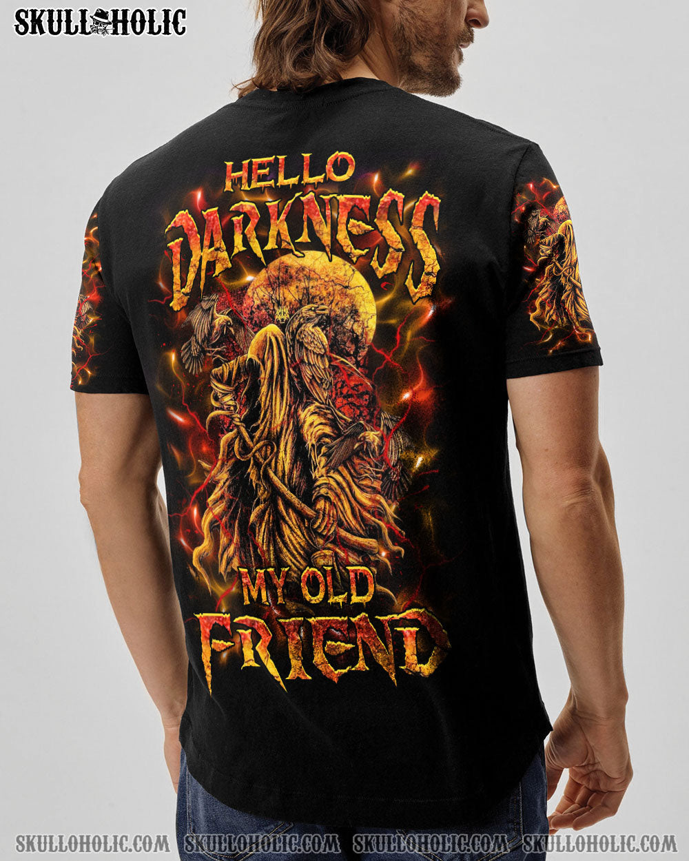 BLISSCORNERS HELLO DARKNESS MY OLD FRIEND ALL OVER PRINT