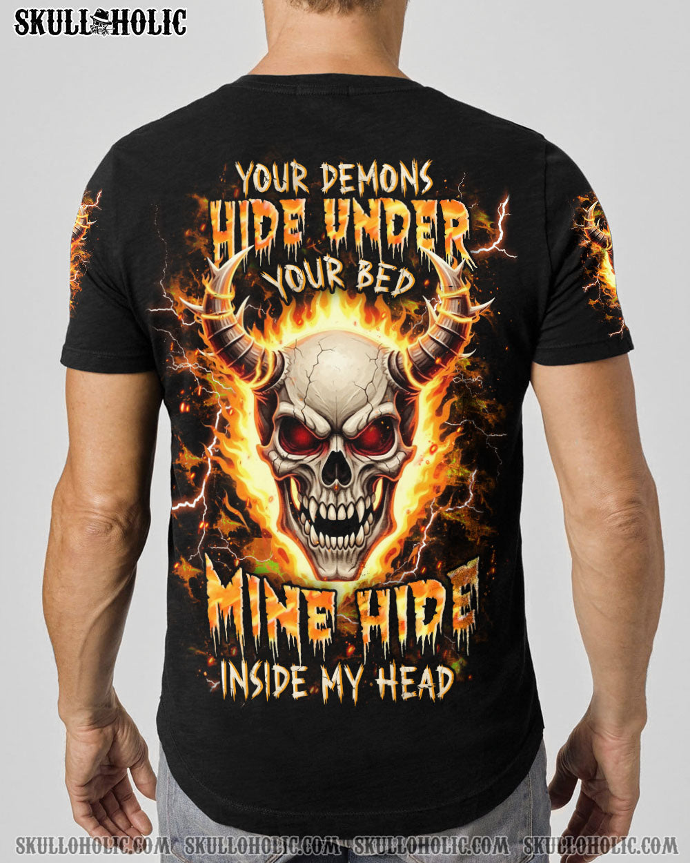 BLISSCORNERS YOUR DEMONS HIDE UNDER YOUR BED ALL OVER PRINT