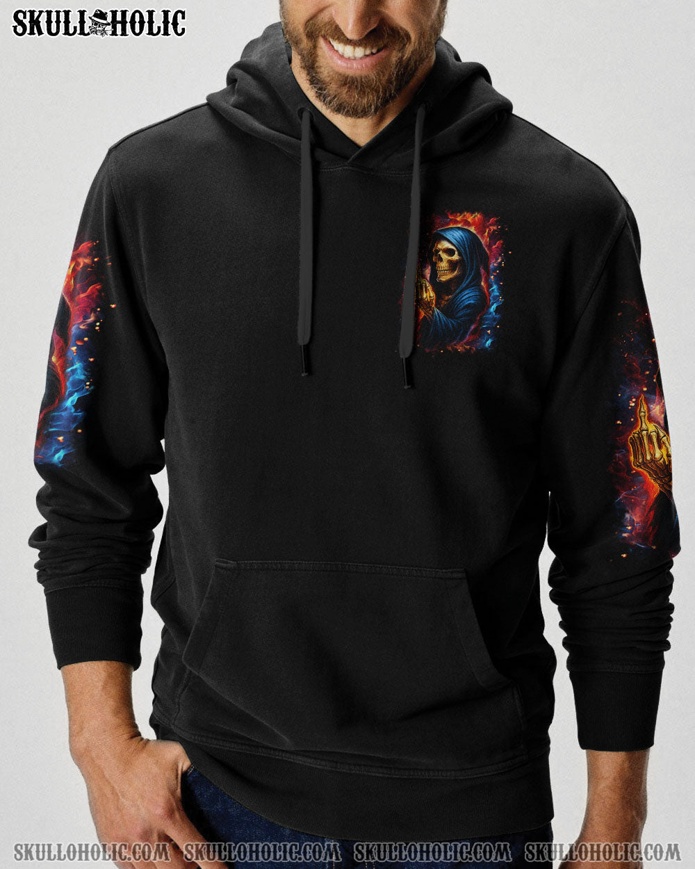 BLISSCORNERS I KNOW I'M AN A SKULL REAPER ALL OVER PRINT