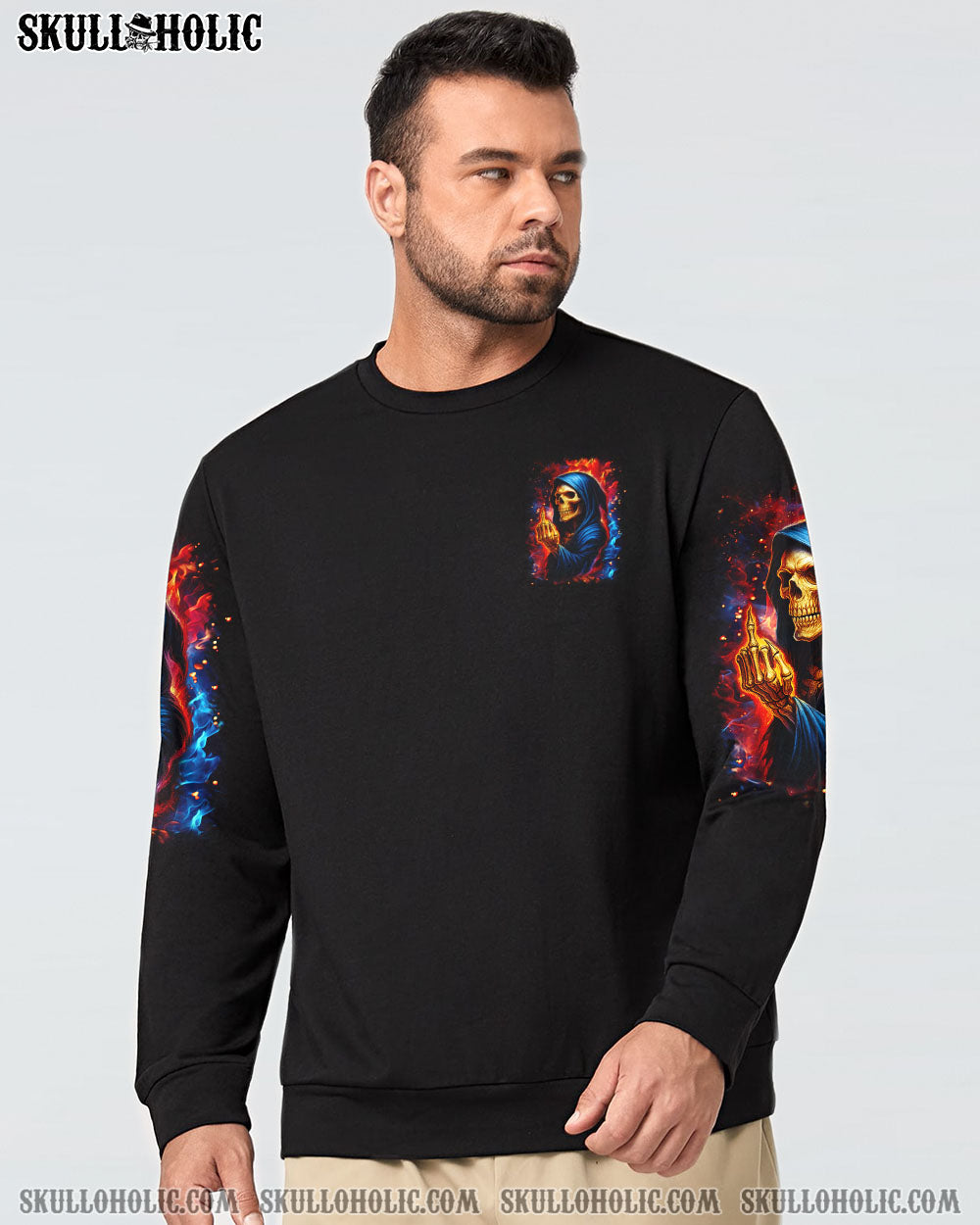 BLISSCORNERS I KNOW I'M AN A SKULL REAPER ALL OVER PRINT