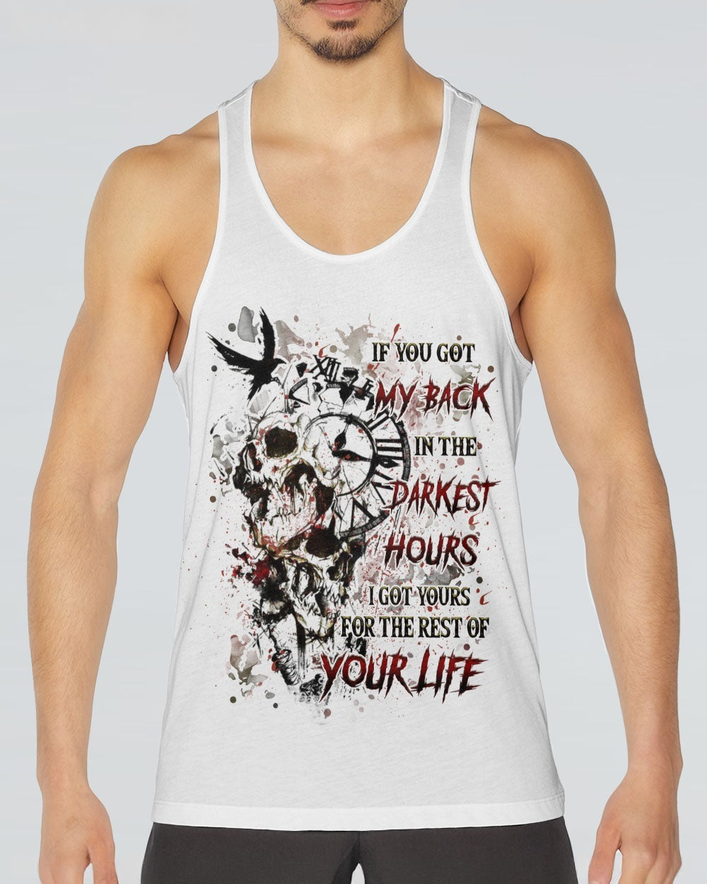 BLISSCORNERS IF YOU GOT MY BACK IN THE DARKEST HOURS ALL OVER PRINT