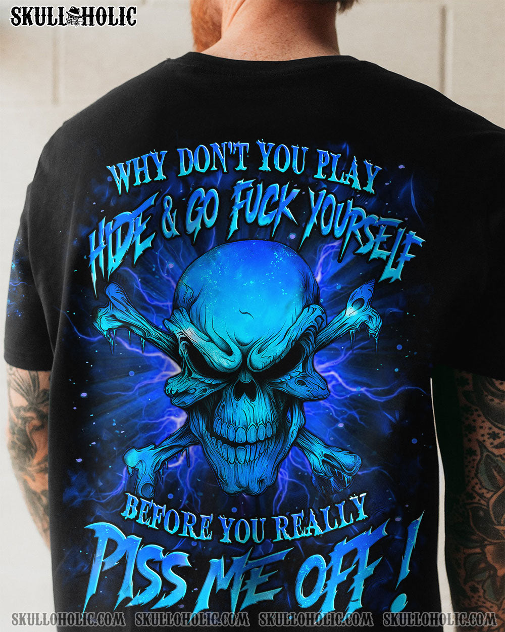 BLISSCORNERS WHY DON'T YOU PLAY HIDE & GO F YOURSELF ALL OVER PRINT