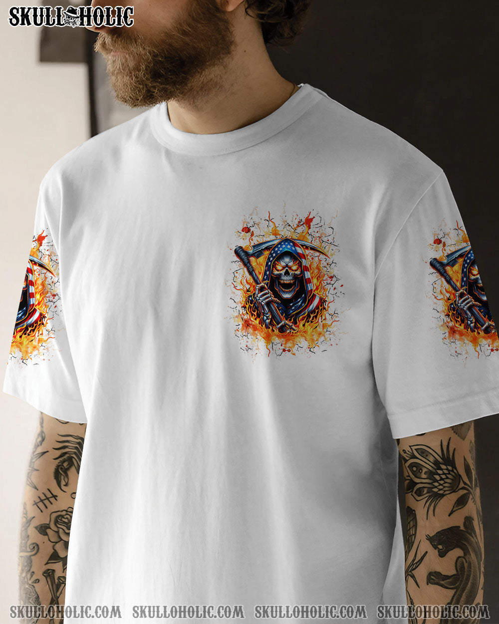 BLISSCORNERS WHICH LUCKY ONE ARE YOU SKULL ALL OVER PRINT