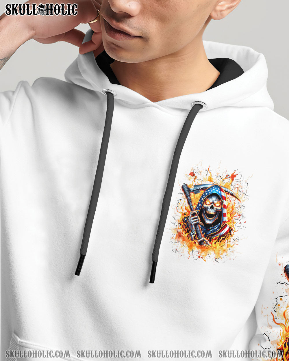BLISSCORNERS WHICH LUCKY ONE ARE YOU SKULL ALL OVER PRINT