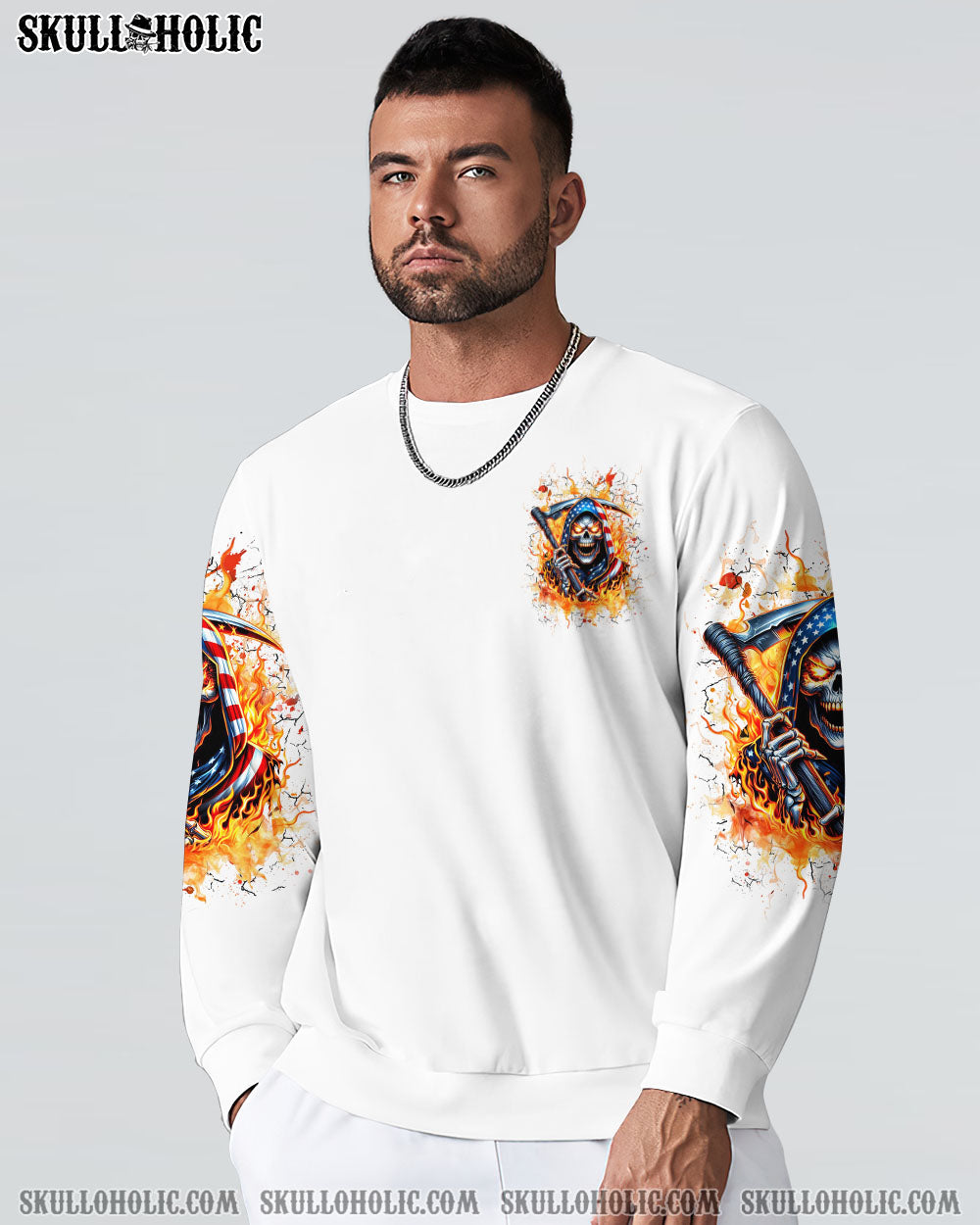BLISSCORNERS WHICH LUCKY ONE ARE YOU SKULL ALL OVER PRINT