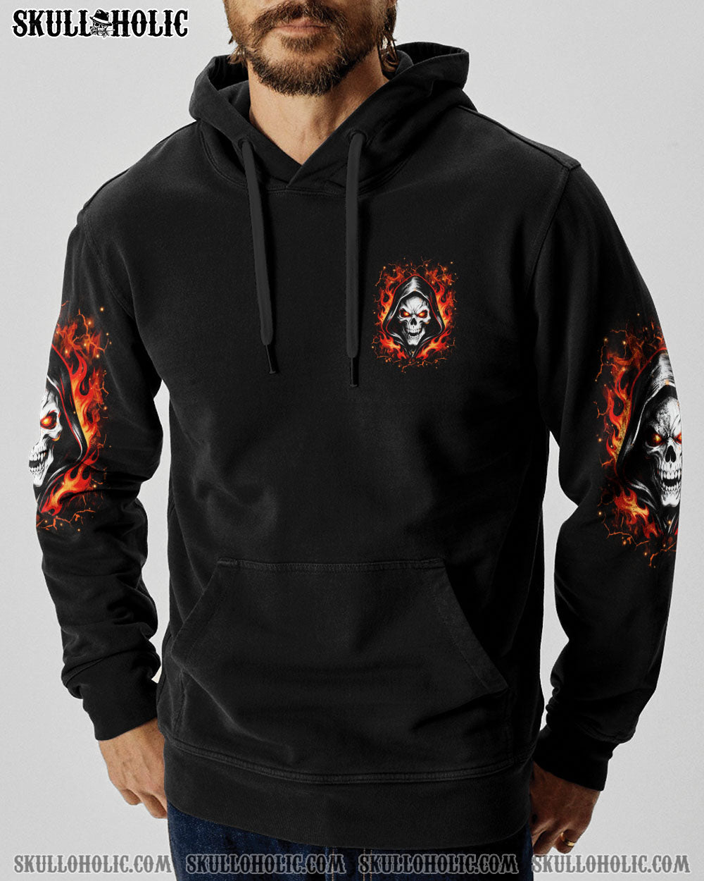BLISSCORNERS I AM WHO I AM SKULL REAPER ALL OVER PRINT