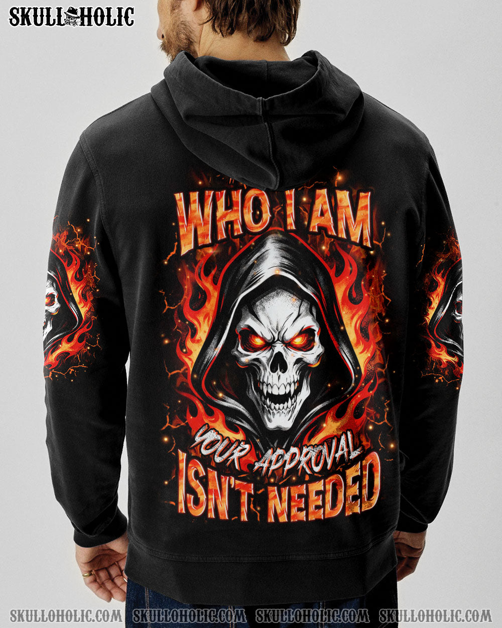 BLISSCORNERS I AM WHO I AM SKULL REAPER ALL OVER PRINT