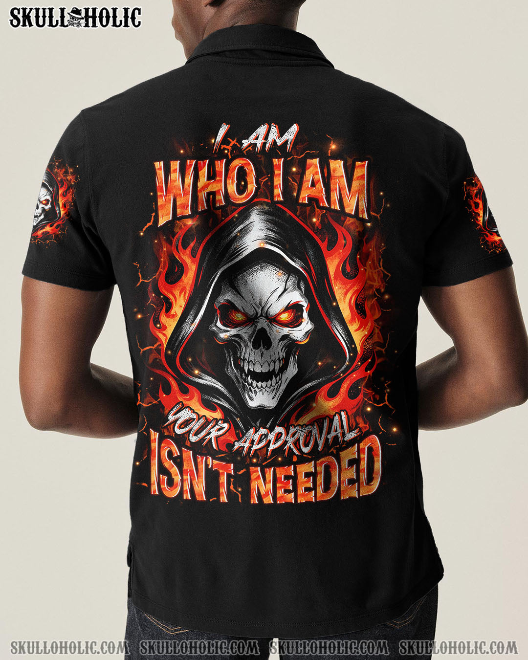 BLISSCORNERS I AM WHO I AM SKULL REAPER ALL OVER PRINT
