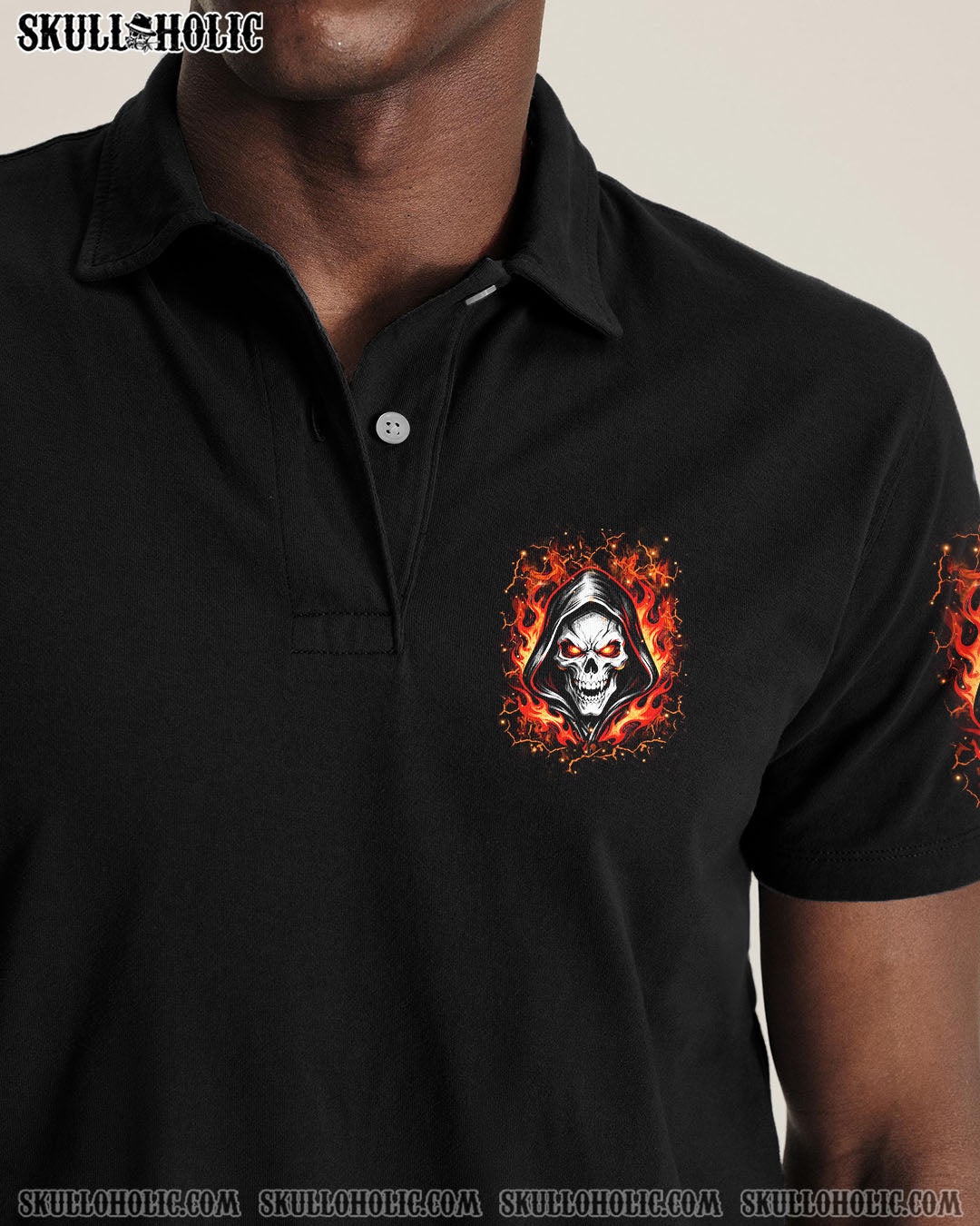BLISSCORNERS I AM WHO I AM SKULL REAPER ALL OVER PRINT