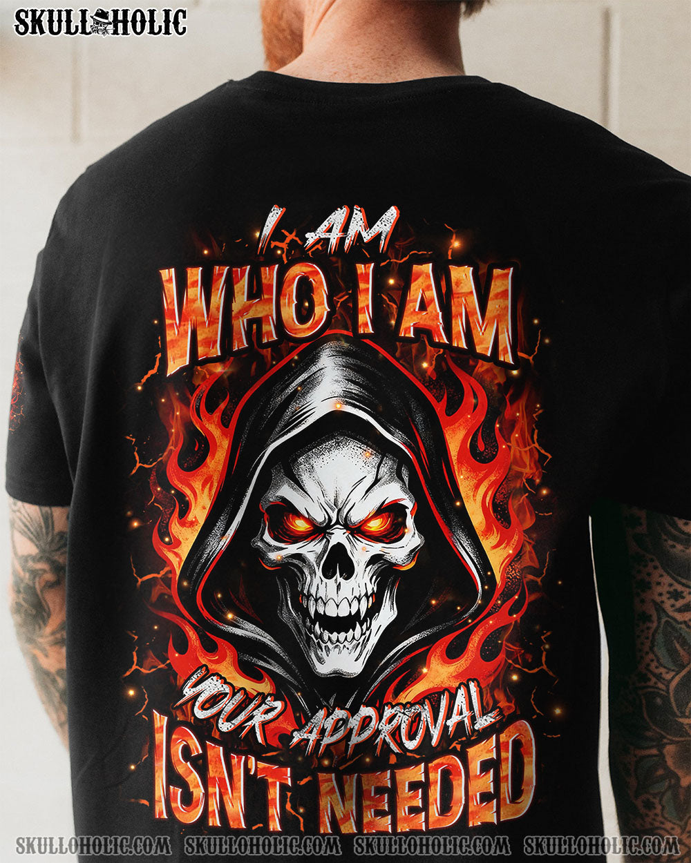 BLISSCORNERS I AM WHO I AM SKULL REAPER ALL OVER PRINT