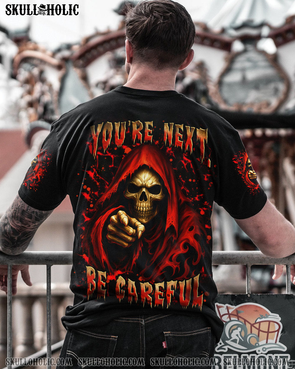 BLISSCORNERS YOU'RE NEXT BE CAREFUL ALL OVER PRINT