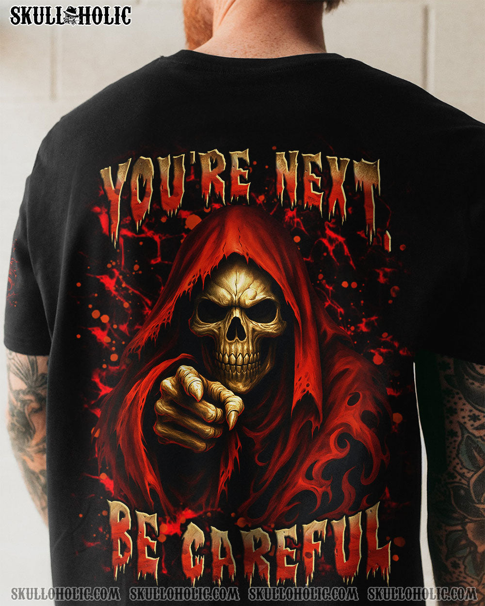 BLISSCORNERS YOU'RE NEXT BE CAREFUL ALL OVER PRINT