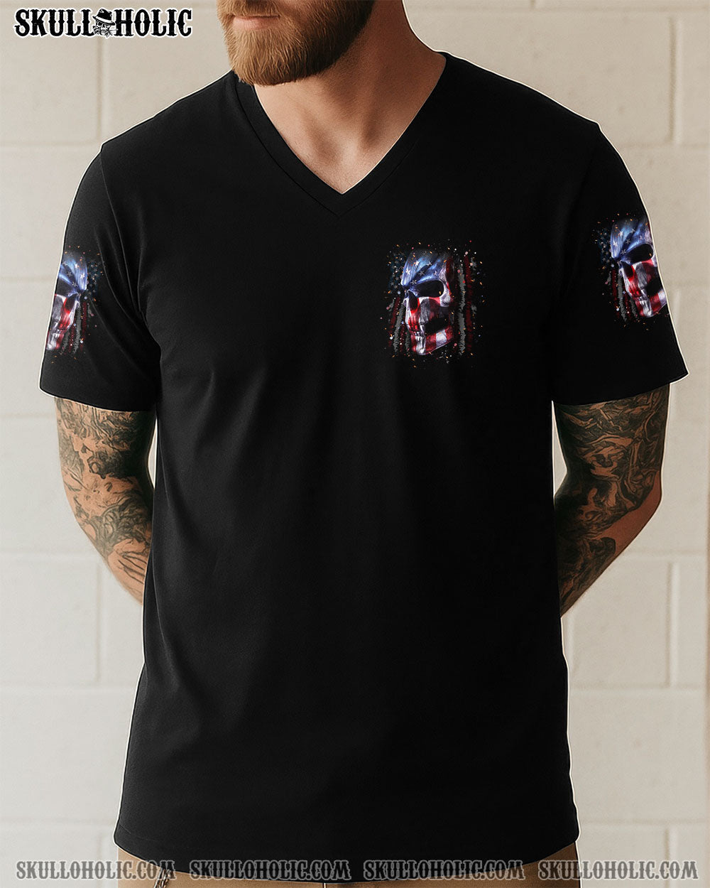 BLISSCORNERS THIS IS AMERICA SKULL ALL OVER PRINT