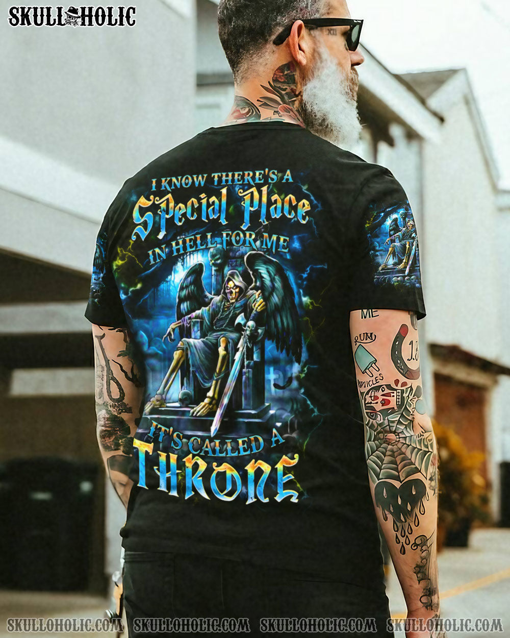 BLISSCORNERS THRONE SKULL ALL OVER PRINT