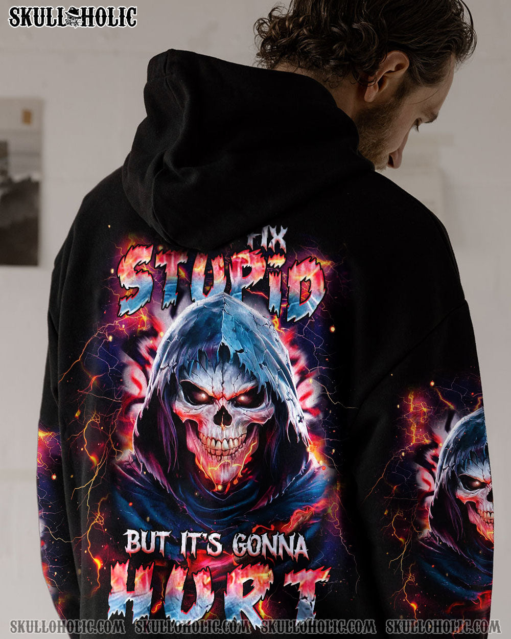 BLISSCORNERS I CAN FIX STUPID BUT IT'S GONNA HURT ALL OVER PRINT