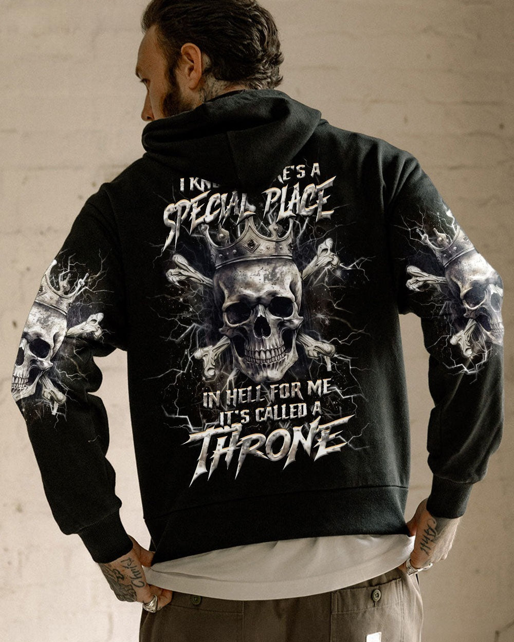 BLISSCORNERS THRONE SKULL ALL OVER PRINT