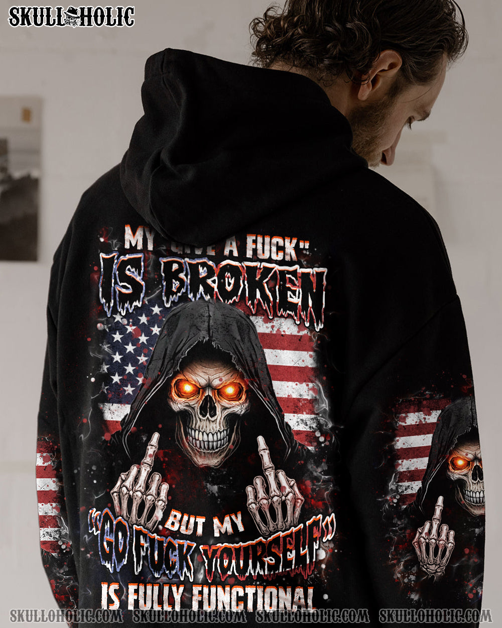 BLISSCORNERS MY GIVE A F IS BROKEN ALL OVER PRINT